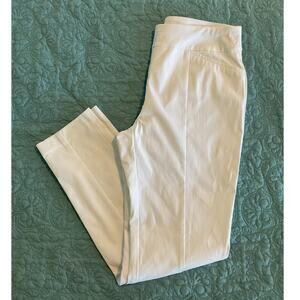 Chicos Fabulously Slimming Creased Dress pants White